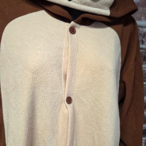 Unisex SILVER LILLY Kigurumi Button Down Onesie Monkey Pajama Small - Picture 5 of 8